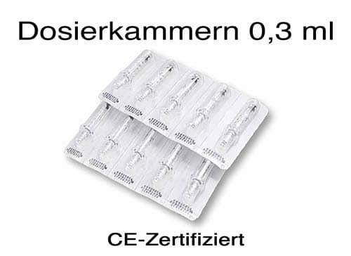 Dossierkammer (CE-Zertifiziert) 0,3ml für Hyaluron Pen